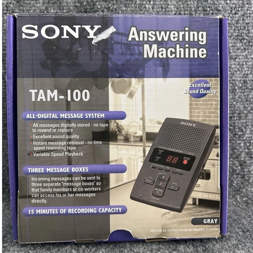 Sony TAM 100 Answering Machine